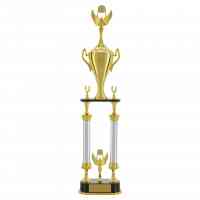 Troféu Dourado com prata 3 tamanhos 300411 torneio geral