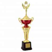 Troféu dourado com vermelho universal 401321